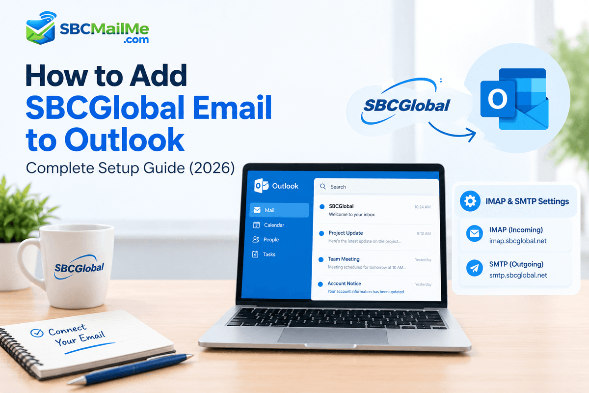 How to Add SBCGlobal Email to Outlook: Complete Setup Guide